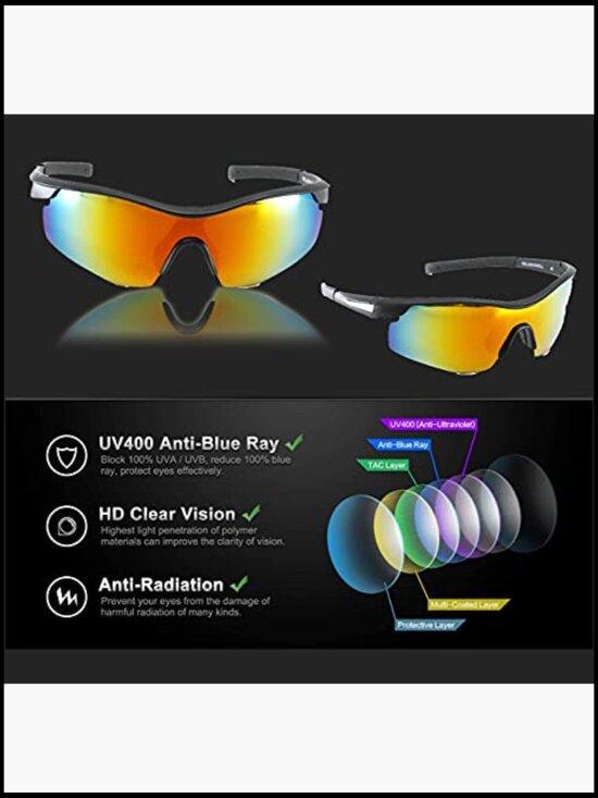 Tac Polarized Sports Sunglasses, Unisex Military Eyewear, New in Box main image 5